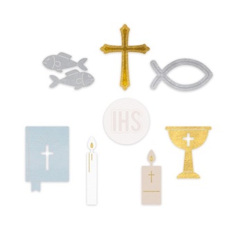 Zestaw wykrojników dpCraft motywy religijne 8 szt.
