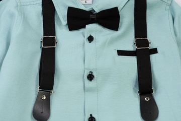 ЭЛЕГАНТНЫЙ КОСТЮМ КОМПЛЕКТ 4 ПРЕДМЕТА ЗЕЛЕНЫЙ 6 J4R