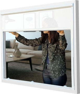 НАРУЖНЫЕ РОЛЛЕТНИЦЫ ЭКРАННЫЕ ЖАЛЮЗИ SPARROW EASYFIT 95X100-130 БЕЖЕВЫЕ