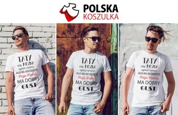 ФУТБОЛКА ДЕНЬ ОТЦА ОТЕЦ МАМА ХОРОШИЙ ВКУС XL КАЧЕСТВО