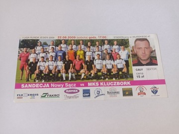 SANDECJA NOWY SĄCZ - MKS KLUCZBORK 22-08-2009