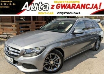 Mercedes Klasa C W205 Kombi 200 BlueTEC 136KM 2015 Mercedes C 200 1.6CDi 136PS OPŁACONY Bezwypadkowy