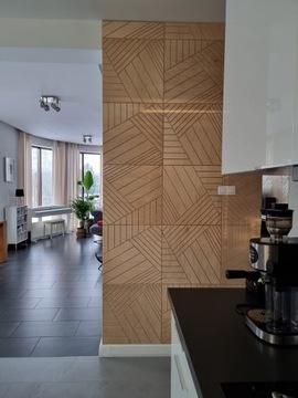 Trelis — 3D деревянная стеновая панель — слева