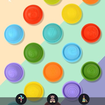 СПИННЕР С ПРИСОСКОЙ СЕНСОРНАЯ ВАННА ПОДАРОЧНАЯ ПОГРЕМКА 3 ШТ.