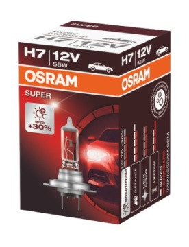 НАБОР OSRAM SUPER BULB H7 12 В 55 Вт PX26D
