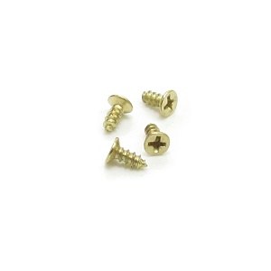 Wkręty mosiądzowane 2,5x6 mm gł. 4,5 mm 50 szt.