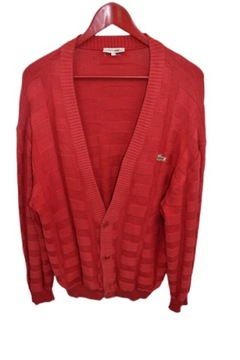 Lacoste sweter męski XL kardigan vintage