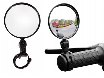 ВЕЛОСИПЕДНОЕ ЗЕРКАЛО ДЛЯ РУЛЯ ВЕЛОСИПЕДНОГО РУЛЯ 75 ММ, РЕГУЛИРУЕМОЕ КРУГЛОЕ