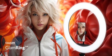 ПРОФЕССИОНАЛЬНАЯ КОЛЬЦОВАЯ ЛАМПА ДЛЯ МАКИЯЖА 45СМ 60ВТ + СУМКА