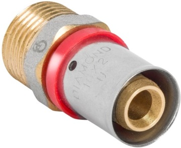 PEX 16x1/2 GZ PRESS DIAMOND REFRESH CONNECTING FITTINGS
