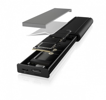 Корпус твердотельного накопителя M2 NVMe USB3.2 Gen2 Type C, 10 Гбит/с