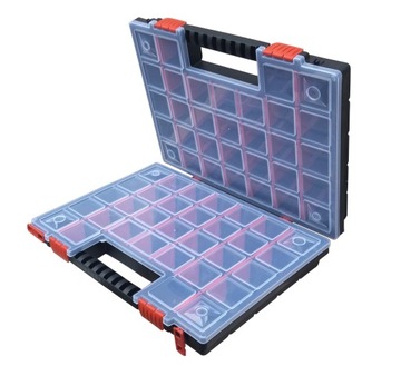 PODWÓJNY ORGANIZER 399x303x100 PRZEGRODY SKRZYNKA