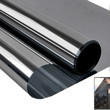 FOLIA PRZECIWSŁONECZNA TERMOIZOLACYJNA ZEWNĘTRZNA OCHRONA UV 90x200cm
