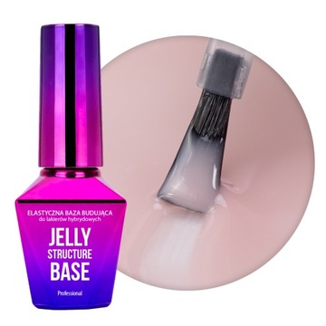 OUTLET BAZA HYBRYDOWA ELASTYCZNA MOLLY LAC JELLY STRUCTURE PINK 10g