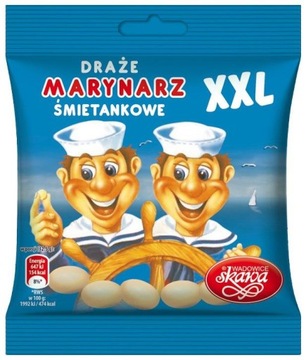 Skawa Draże Korsarz śmietankowe 130g