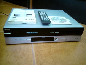 PHILIPS DVDR3510V combo 2w1 nagrywarka recorder DVD VHS Polskie menu VIDEO