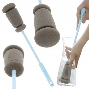 GĄBKA SZCZOTKA DO MYCIA BUTELEK SZKLANEK MYJKA