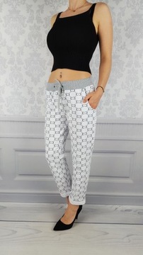 КОМФОРТНО - БРЮКИ - СВИТШОТ - ЦВЕТЫ - Плюс - Размер