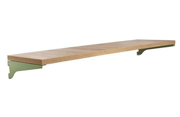 PÓŁKA 80x30cm+ WSPORNIKI GREEN SZYNA UNIVERSAL a1