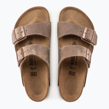 Klapki BIRKENSTOCK Arizona LEOI Narrow tabacco brown 36 EU