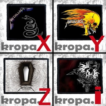 Нашивка METALLICA 8 X 8 см. Множество дизайнов!