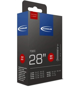 Dętka Schwalbe SV20 ExtraLight 28x1.00 Presta 40mm