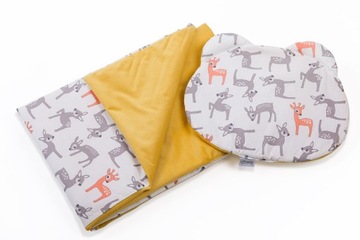 KOCYK poduszka MIŚ 100x70 VELVET JAKOŚĆ do wózka