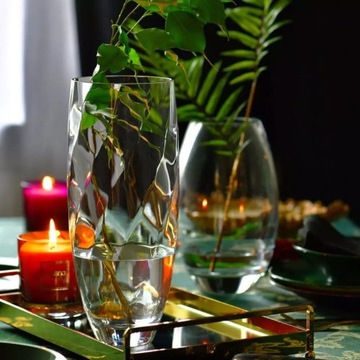 КРОСНО СТЕКЛЯННАЯ ВАЗА ДЛЯ ЦВЕТОВ РОМАНС OPTI VALVE