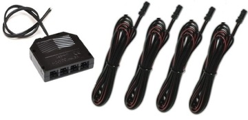 Zestaw do podłączenia led 4 pkt. 12-24 V DC 1m