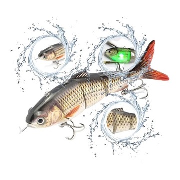 ЭЛЕКТРОЖИВОТНАЯ - РЫБА - РЫБОЛОВНАЯ ПРИМАНКА 13СМ 42Г ПОДАРОК