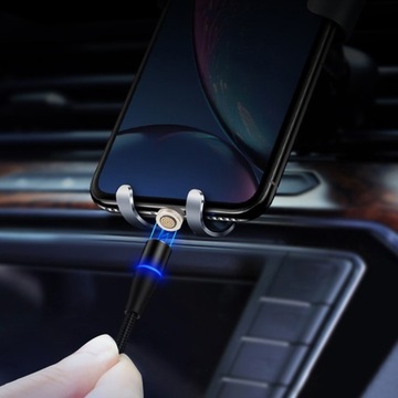 МАГНИТНЫЙ USB-АДАПТЕР ВРАЩАЮЩИЙСЯ НАКОНЕЧНИК USB-КАБЕЛЯ