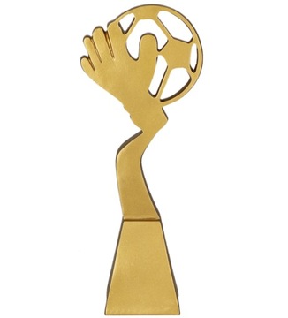 statuetka bramkarz, piłka nożna, wysoka jakość, 23 cm