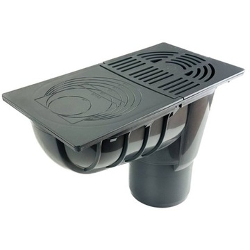 Osadnik uniwersalny z koszyczkiem GALECO PVC czyszczak grafit 7024