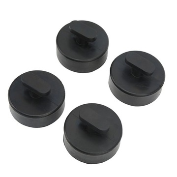 4PCS Jack Point Support Pad Pucks Rubber Larger Static Friction Replacement