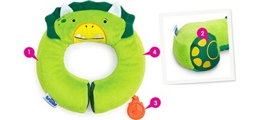 Подголовник Trunki Seat Подушка для путешествий Ollie