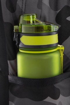 PLECAK MŁODZIEŻOWY MORO DISCOVERY CAMO GREEN NEON