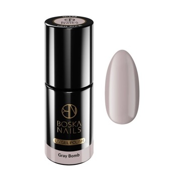 BOSKA NAILS lakier hybrydowy GRAY BOMB 338