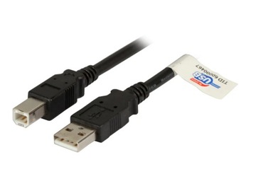 EFB Elektronik K5256SW.0,5 kabel USB 0,5 m USB 2.0 USB A USB B Czarny