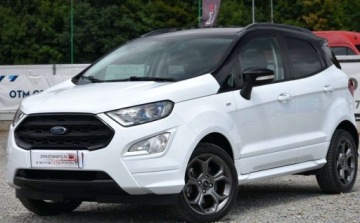 Ford Ecosport II SUV Facelifting 1.0 EcoBoost 125KM 2019 Ford EcoSport ST-line Idealny LED skora ALCANTARA navi. Benzyna 125KM, zdjęcie 37