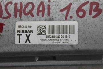 JEDNOTKA MOTORU MEC940-240 QASHQAI J10 1.6 16V