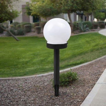 4x САДОВАЯ СОЛНЕЧНАЯ ЛАМПА СИЛЬНЫЙ БЕЛЫЙ СВЕТОДИОДНЫЙ ШАР XXL