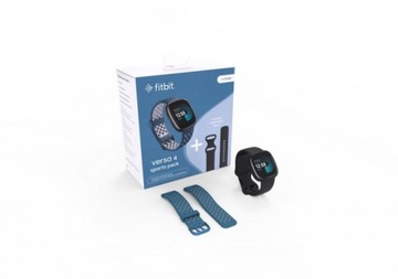 Умные часы Fitbit versa 4, графитовый корпус, черный силиконовый ремешок