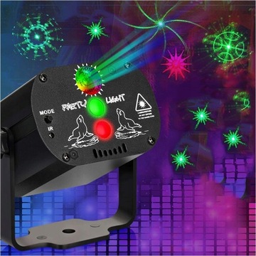 ЛАЗЕРНЫЙ ДИСКО-ПРОЕКТОР Светодиодные сценические светильники RGB