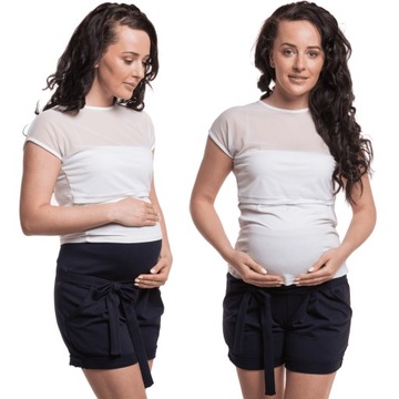 Хлопковые шорты, шорты для беременных Lena XXL.