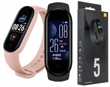 SMARTWATCH zegarek SMARTBAND Krokomierz Kalorie AMOLED