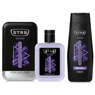 STR8 GAME ZESTAW 2cz WODA ASL 100ml + ŻEL 400ml