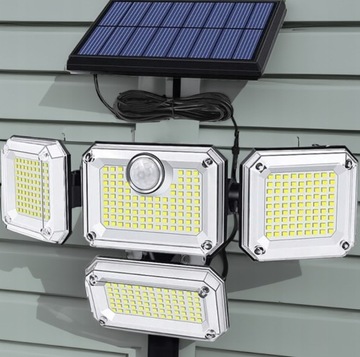 СОЛНЕЧНЫЙ СВЕТОДИОДНЫЙ УЛИЧНЫЙ ФОНАРЬ ДЛЯ ОТКРЫТОГО САДА ДАТЧИК ДВИЖЕНИЯ СИЛЬНОГО СВЕТА!
