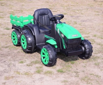 БОЛЬШОЙ АККУМУЛЯТОРНЫЙ ТРАКТОР С ПРИЦЕПОМ «POWER 06», МЯГКИЙ
