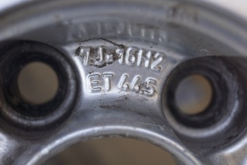 4× DISK HLINÍK AUDI OE 7.0" X 16" 5X100 ET 44