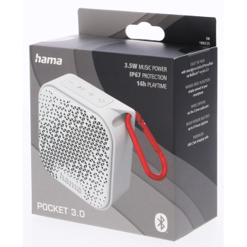 HAMA BT POCKET 3.0 IP67 3,5 Вт БЕЛЫЙ